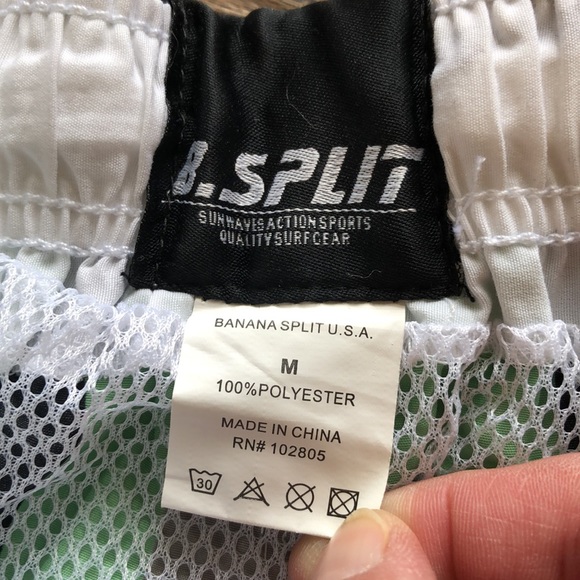 B. Split men’s swim shorts - Picture 2 of 11